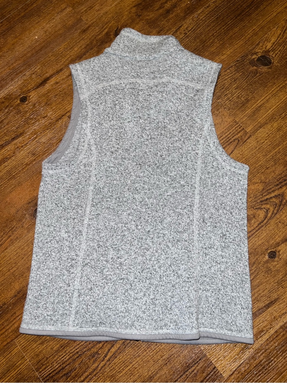 Patagonia Better Sweater Fleece Zip Up Vest Heathered Gray Outdoors Cozy Size M - Picture 5 of 12